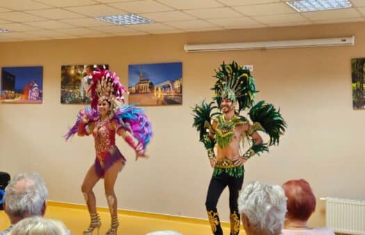 Brazilští tanečníci v SeniorCentru Plzeň
