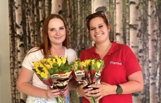 Květiny od společnosti Florea potěšily klientky SeniorCentra Plzeň